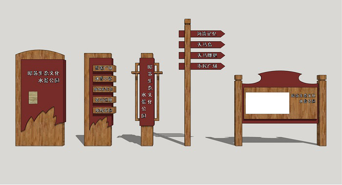 詳述下關于標識標牌的分類及用途